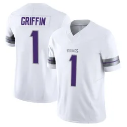 Men's Shaquill Griffin Minnesota Vikings No.1 Limited Alternate Vapor F.U.S.E. Jersey - White