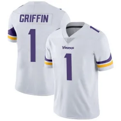 Men's Shaquill Griffin Minnesota Vikings No.1 Limited Vapor Untouchable Jersey - White