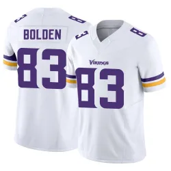 Men's Silas Bolden Minnesota Vikings No.83 Limited Vapor F.U.S.E. Jersey - White