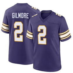 Men's Stephon Gilmore Minnesota Vikings No.2 Game Classic Jersey - Purple