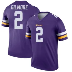Men's Stephon Gilmore Minnesota Vikings No.2 Legend Jersey - Purple