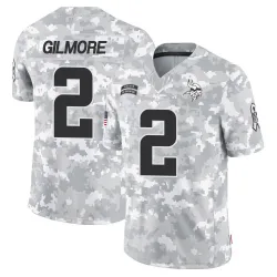 Men's Stephon Gilmore Minnesota Vikings No.2 Limited 2024 Salute to Service Jersey - Arctic Camo