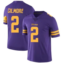 Men's Stephon Gilmore Minnesota Vikings No.2 Limited Color Rush Jersey - Purple