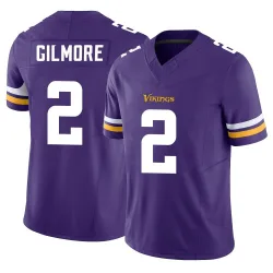 Men's Stephon Gilmore Minnesota Vikings No.2 Limited Vapor F.U.S.E. Jersey - Purple