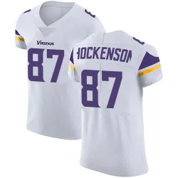 Men's T.J. Hockenson Minnesota Vikings No.87 Elite Vapor Untouchable Jersey - White