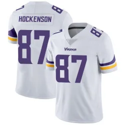 Men's T.J. Hockenson Minnesota Vikings No.87 Limited Vapor Untouchable Jersey - White