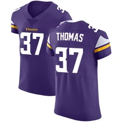 Men's Tavierre Thomas Minnesota Vikings No.37 Elite Team Color Vapor Untouchable Jersey - Purple