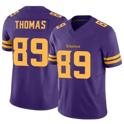 Men's Thayer Thomas Minnesota Vikings No.89 Limited Alternate Vapor F.U.S.E. Jersey - Purple