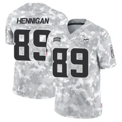Men's Thomas Hennigan Minnesota Vikings No.89 Limited 2024 Salute to Service Jersey - Arctic Camo