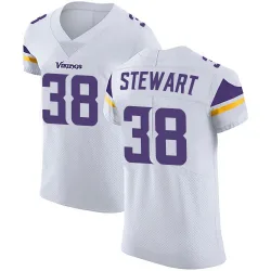 Men's Tre Stewart Minnesota Vikings No.38 Elite Vapor Untouchable Jersey - White