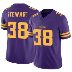 Men's Tre Stewart Minnesota Vikings No.38 Limited Alternate Vapor F.U.S.E. Jersey - Purple