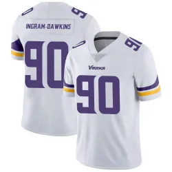 Men's Tyrion Ingram-Dawkins Minnesota Vikings No.90 Limited Vapor Untouchable Jersey - White