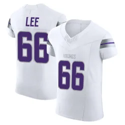 Men's Vershon Lee Minnesota Vikings No.66 Elite Alternate Vapor F.U.S.E. Jersey - White