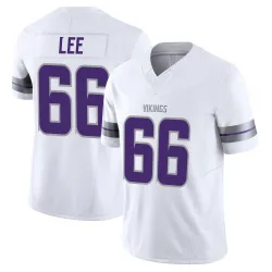 Men's Vershon Lee Minnesota Vikings No.66 Limited Alternate Vapor F.U.S.E. Jersey - White