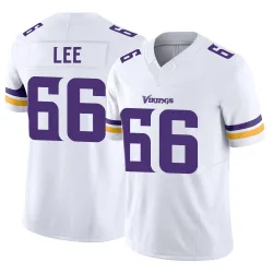 Men's Vershon Lee Minnesota Vikings No.66 Limited Vapor F.U.S.E. Jersey - White