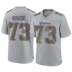 Men's Walter Rouse Minnesota Vikings No.73 Game Atmosphere Fashion Jersey - Gray
