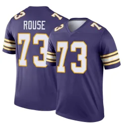 Men's Walter Rouse Minnesota Vikings No.73 Legend Classic Jersey - Purple