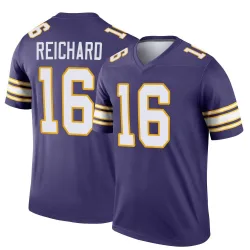 Men's Will Reichard Minnesota Vikings No.16 Legend Classic Jersey - Purple
