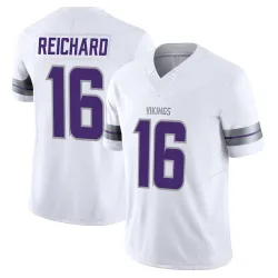 Men's Will Reichard Minnesota Vikings No.16 Limited Alternate Vapor F.U.S.E. Jersey - White