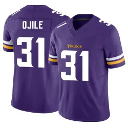 Men's Zach Ojile Minnesota Vikings No.31 Limited Vapor F.U.S.E. Jersey - Purple