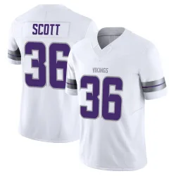 Men's Zavier Scott Minnesota Vikings No.36 Limited Alternate Vapor F.U.S.E. Jersey - White