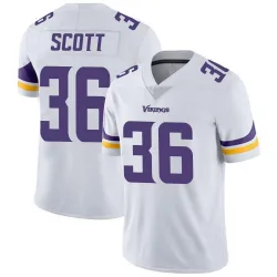 Men's Zavier Scott Minnesota Vikings No.36 Limited Vapor Untouchable Jersey - White