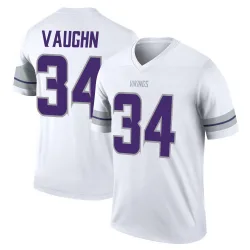 Men's Zemaiah Vaughn Minnesota Vikings No.34 Legend Alternate Jersey - White