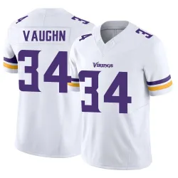 Men's Zemaiah Vaughn Minnesota Vikings No.34 Limited Vapor F.U.S.E. Jersey - White