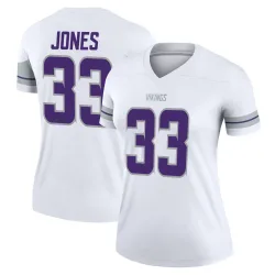Women's Aaron Jones Minnesota Vikings No.33 Legend Alternate Jersey - White