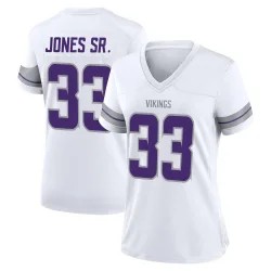 Women's Aaron Jones Sr. Minnesota Vikings No.33 Game Alternate Jersey - White