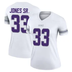 Women's Aaron Jones Sr. Minnesota Vikings No.33 Legend Alternate Jersey - White