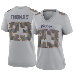Women's Ambry Thomas Minnesota Vikings No.23 Game Atmosphere Fashion Jersey - Gray
