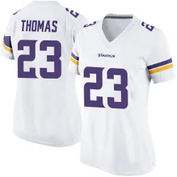 Women's Ambry Thomas Minnesota Vikings No.23 Game Jersey - White