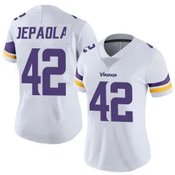 Women's Andrew DePaola Minnesota Vikings No.42 Limited Vapor Untouchable Jersey - White