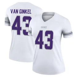 Women's Andrew Van Ginkel Minnesota Vikings No.43 Legend Alternate Jersey - White