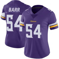 Women's Anthony Barr Minnesota Vikings No.54 Limited Team Color Vapor Untouchable Jersey - Purple