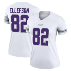 Women's Ben Ellefson Minnesota Vikings No.82 Legend Alternate Jersey - White