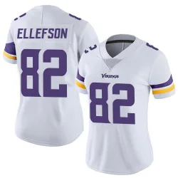 Women's Ben Ellefson Minnesota Vikings No.82 Limited Vapor Untouchable Jersey - White