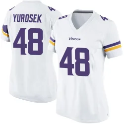 Women's Ben Yurosek Minnesota Vikings No.48 Game Jersey - White