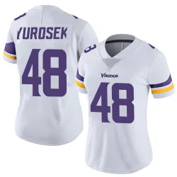 Women's Ben Yurosek Minnesota Vikings No.48 Limited Vapor Untouchable Jersey - White