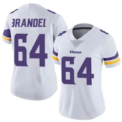 Women's Blake Brandel Minnesota Vikings No.64 Limited Vapor Untouchable Jersey - White