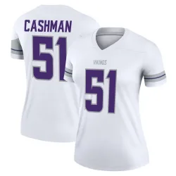 Women's Blake Cashman Minnesota Vikings No.51 Legend Alternate Jersey - White