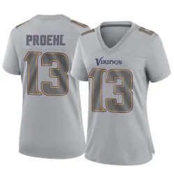 Women's Blake Proehl Minnesota Vikings No.13 Game Atmosphere Fashion Jersey - Gray