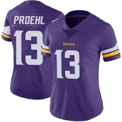 Women's Blake Proehl Minnesota Vikings No.13 Limited Team Color Vapor Untouchable Jersey - Purple