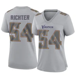 Women's Bo Richter Minnesota Vikings No.54 Game Atmosphere Fashion Jersey - Gray