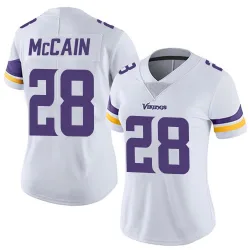 Women's Bobby McCain Minnesota Vikings No.28 Limited Vapor Untouchable Jersey - White