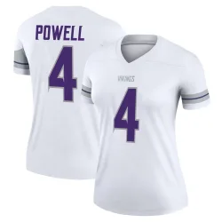 Women's Brandon Powell Minnesota Vikings No.4 Legend Alternate Jersey - White