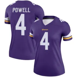 Women's Brandon Powell Minnesota Vikings No.4 Legend Jersey - Purple