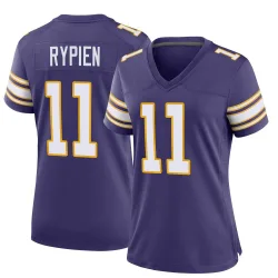 Women's Brett Rypien Minnesota Vikings No.11 Game Classic Jersey - Purple