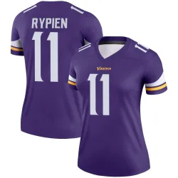 Women's Brett Rypien Minnesota Vikings No.11 Legend Jersey - Purple